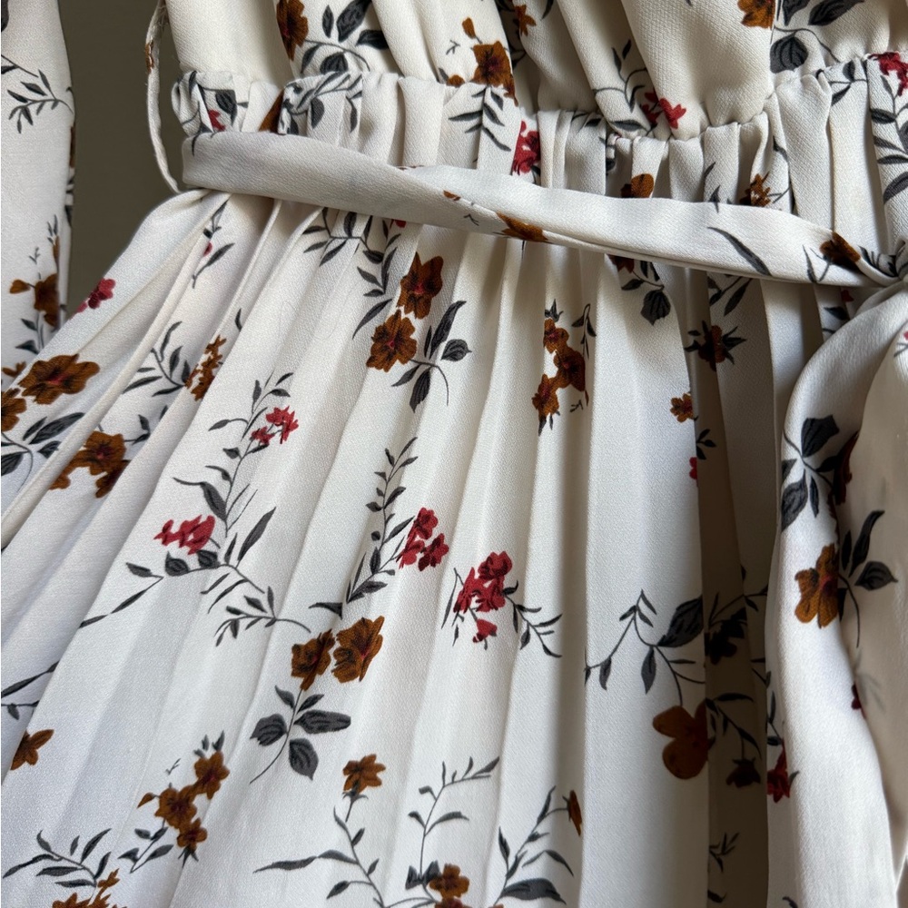 Roolee Floral Wrap Dress midi XXS - Picture 4 of 6